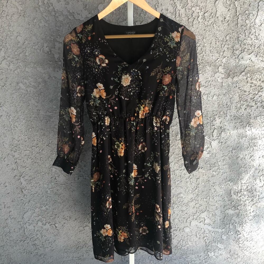 Topshop Floral Dress